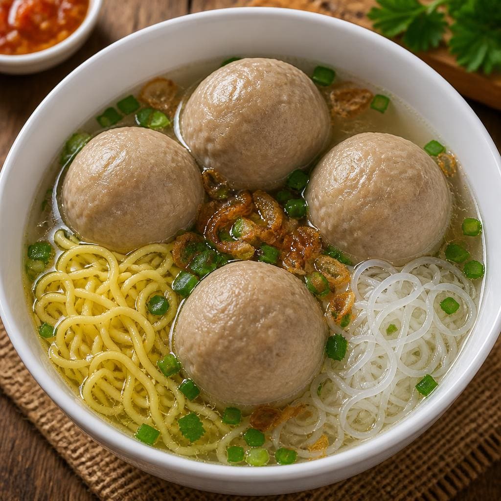 Bakso Campur dari Bakso Lapangan Tembak Senayan